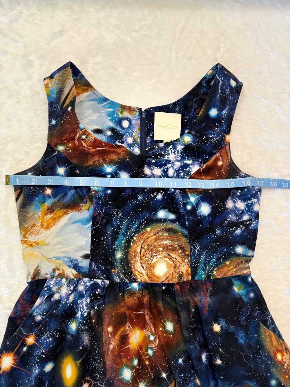 ModCloth Galaxy Print Sleeveless Skater Dress in Medium - Picture 16 of 17